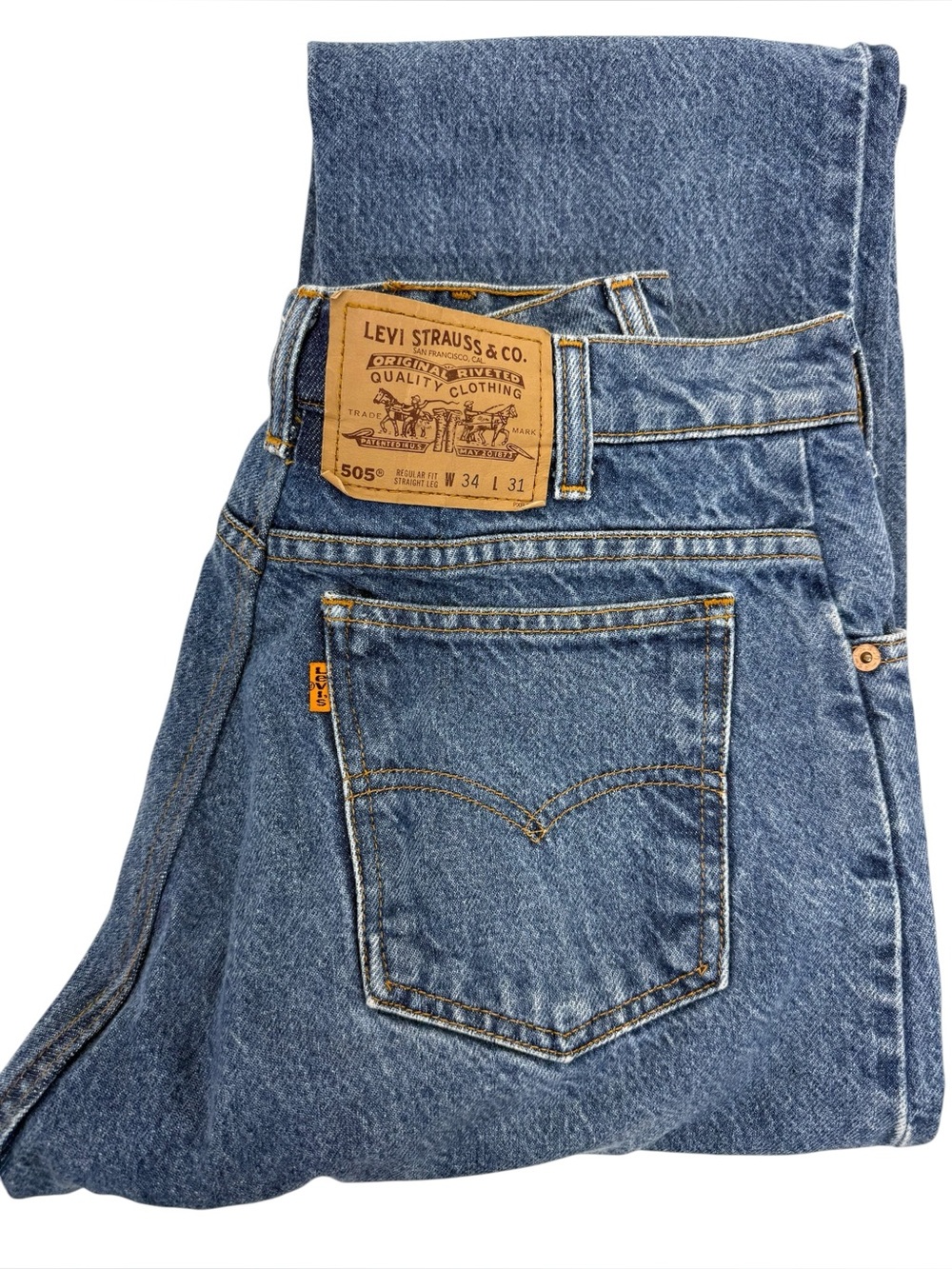 Vintage Levi’s 505 Jeans Medium Indigo 34 x 31